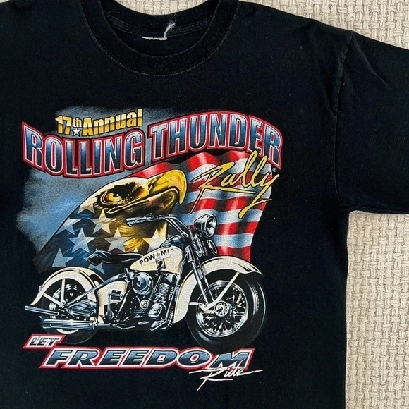 Vintage 2004 Biker Rally T-Shirt - Picture 6 of 6